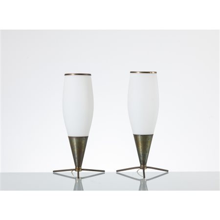 PRODUZIONE ITALIANA 1940 ca., Coppia di lampade da tavolo