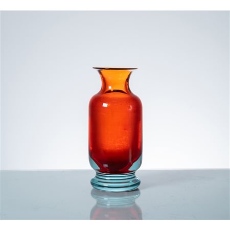 FLAVIO POLI, Vaso in vetro
