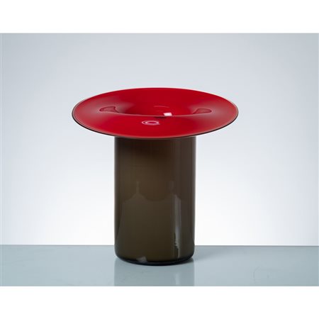 ALFREDO BARBINI, Vaso in vetro