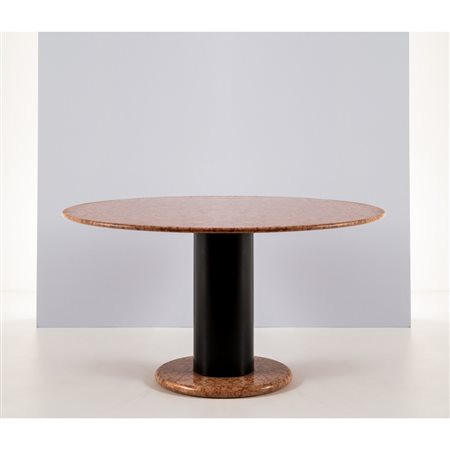 ETTORE SOTTSASS, Tavolo da pranzo modello “Loto Rosso”