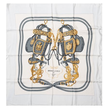 HERMES, Foulard in seta “Brides de Gala”