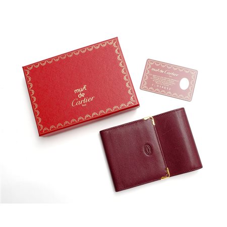 CARTIER, Porta assegni della serie "Must de Cartier"