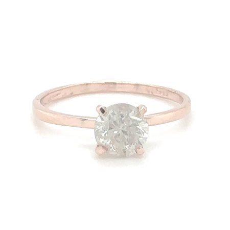 ANELLO IN ORO ROSA 14K 1.33 CON DIAMANTE DA 1.00 CT - RNG40404