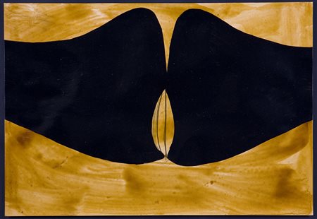 Sergio Ragalzi (1951) Senza titolo Tecnica mista su cartoncino cm 33x48 Firma...