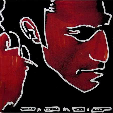 Claudio Santorossi (1947) Senza titolo, 2007 Olio su tela cm 90x90 Firma sul...