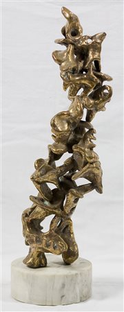 Claudio Trevi (1928-1987) Senza titolo, 1970 Scultura in bronzo cm 50x15x14...