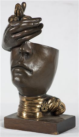 Gian Carlo Marini (1936) Senza titolo Scultura in bronzo, es. 51/55 cm...