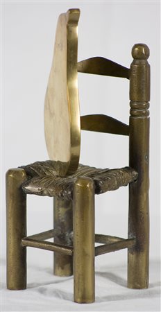 Concetto Pozzati (1935-2017) In posa, 1989 Scultura in bronzo, es. 8/1000 cm...