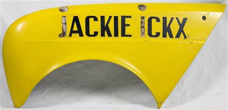 Herman Damen (1945) Jackie Ickx, 1972 Collage su parafango anteriore di...