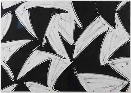 Giovanni Asdrubali (1955) Senza titolo, 1988 Tecnica mista su carta cm 70x100...