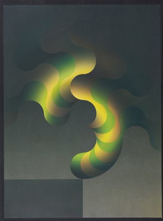 Julio Le Parc (1928) Modulation 1069, 2002 Acrilico su tela cm 81x60 Firma...