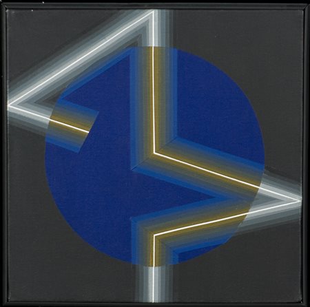 Horacio Garcia Rossi (1929-2012) Couleur or. argent lumiere, 2007 Acrilico su...