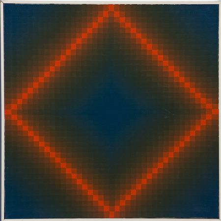 Hugo Demarco (1932-1995) Couleur, 1981 Acrilico su tela cm 40x40 Firma sul...