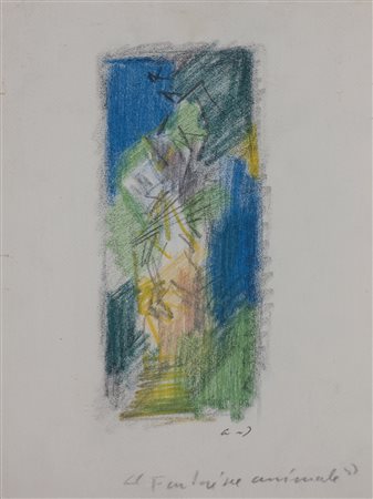 André Masson (1896-1987) Furutisme animale Tecnica mista su carta cm 29x22...