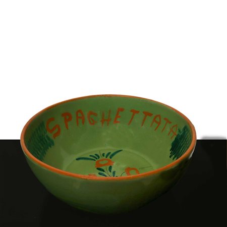 Navanzino  Ceramiche Artistiche - Spaghettiera in maiolica di Caltagirone, 1985