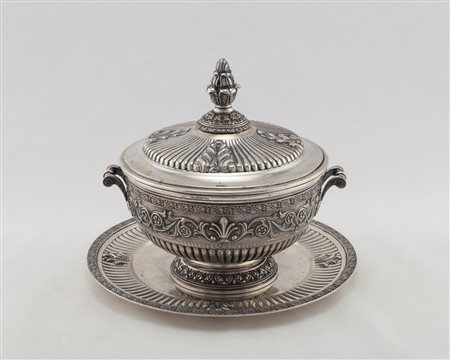 Zuppiera con piatto, Italy, 20th century