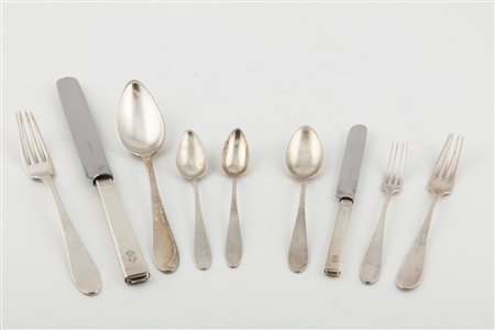 Servizi di posate differenti, 19th/20th century