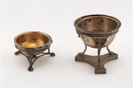 Due salierine, Venice and Naples, early 19th century