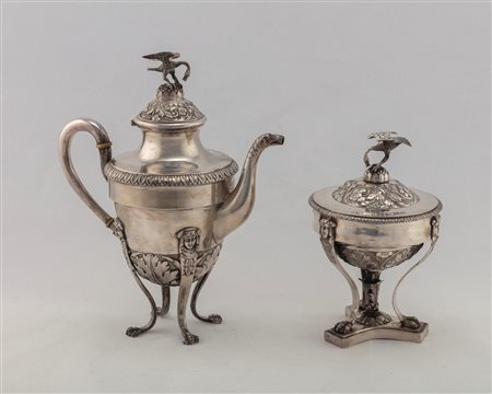 Caffettiera e zuccheriera, Italy, 19th/20th century