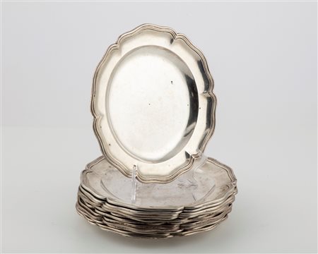 Dodici piatti, Genoa, 18th/19th century