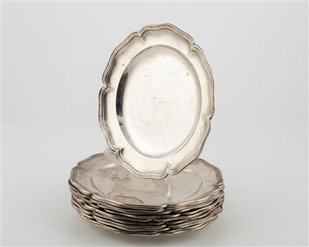 Sette piatti, Genoa, 18th century