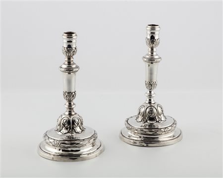 Coppia di candelieri, Genoa, 18th century