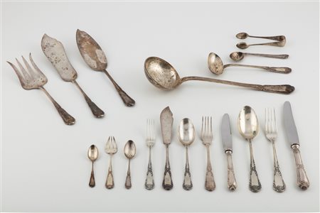 Servizio di posate, Italy, late 19th century
