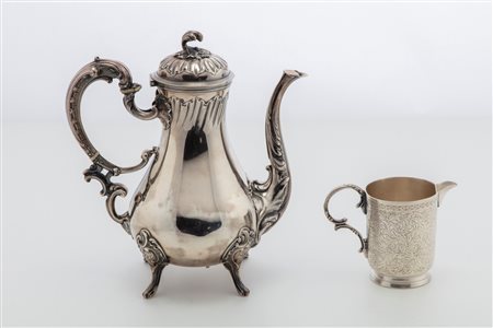 Caffettiera e bicchiere, France, 19th century