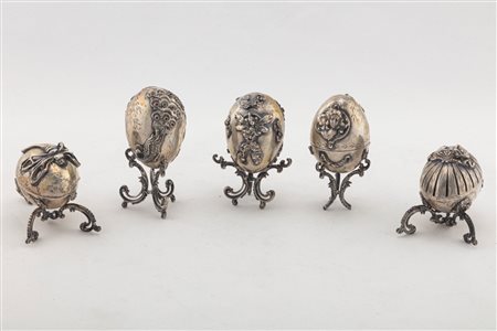 Cinque uova, Russia, 19th/20th century