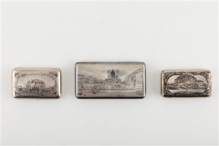 Tre scatole, Russia, 19th century