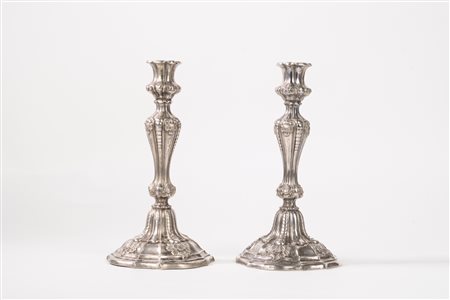 Coppia di candelieri , Austro-Hungarian Empire, 19th century