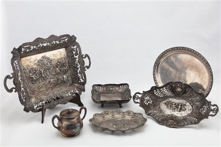 Gruppo di sei oggetti, Italy and Germany, 19th/20th century