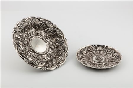 Piatto e alzata, Portugal, 20th century