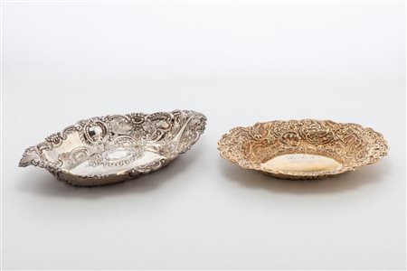 Due cestini, England, 19th century