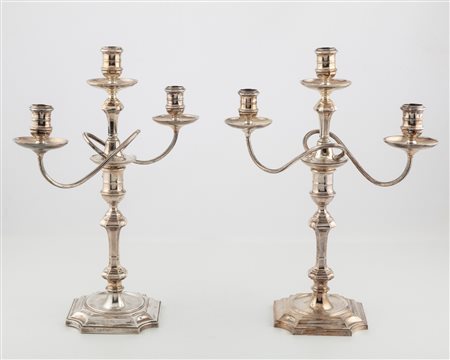 Coppia di candelabri, London, 1903