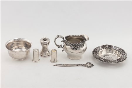 Tiffany & Co. - Gruppo di sette oggetti, USA, 20th century