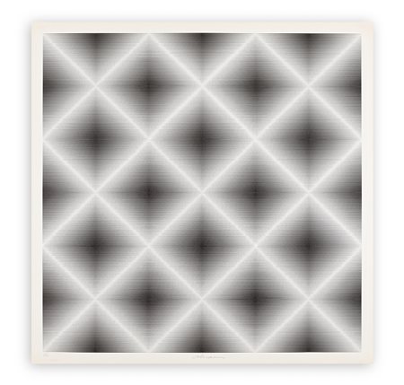 GETULIO ALVIANI (1939-2018) - Testura grafica per ortogonale, 1972