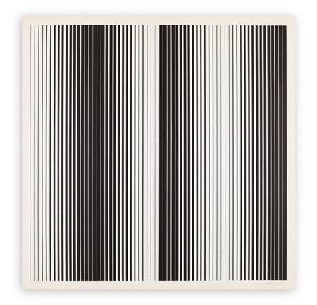 GETULIO ALVIANI (1939-2018) - Testura grafica righe, 1972