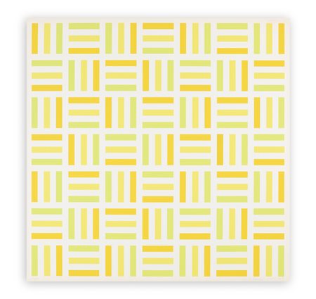 FRANÇOIS MORELLET (1926-2016) - tirets jaunes, jaunes-verts, jaunes-oranges, 1956/1975