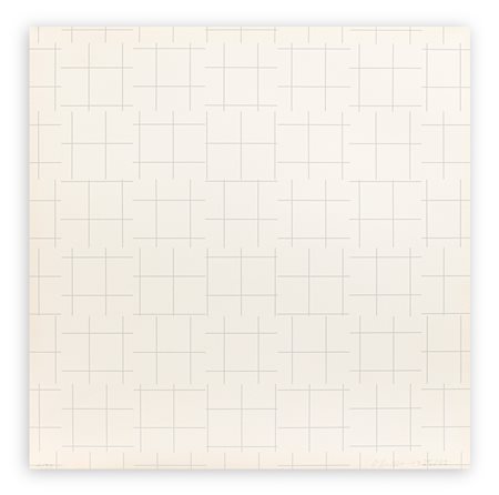 FRANÇOIS MORELLET (1926-2016) - 2 trames de tirets, 1955/1975