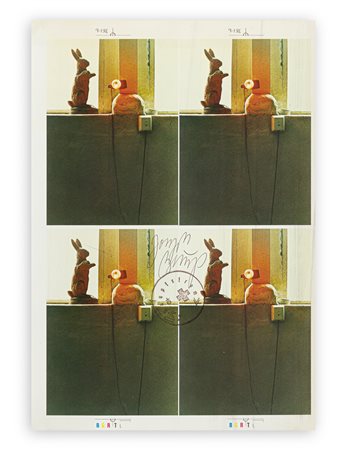 JOSEPH BEUYS (1921-1986) - Auguren postkartenandruck, 1985