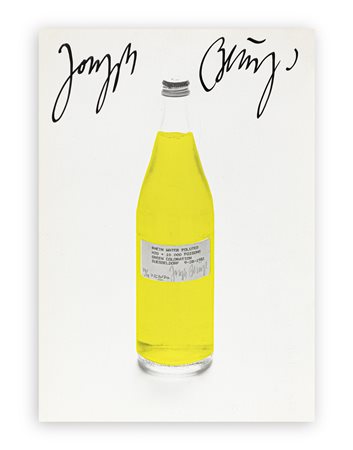 JOSEPH BEUYS (1921-1986) - Rhine Water Polluted, 1981