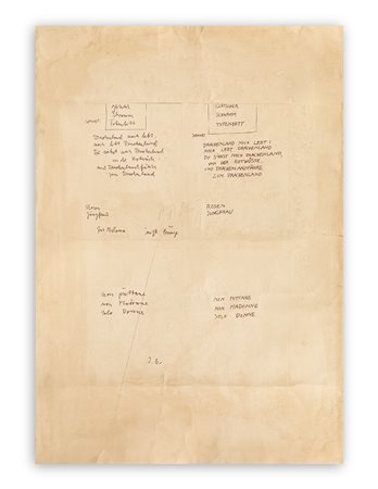 JOSEPH BEUYS (1921-1986) - Rosen Jungfrau - Non puttane non madonne solo donne, 1979