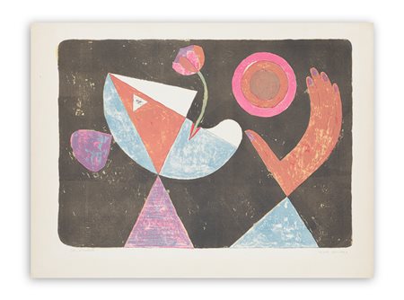 VICTOR BRAUNER (1903-1966) - La fiancée heliotropique, 1955