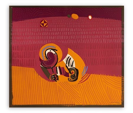 JOSÉ ORTEGA (1921-1990) - Segadores, 1970