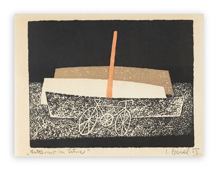 LUIGI SPACAL (1907-2000) - Notturno in Istria, 1963