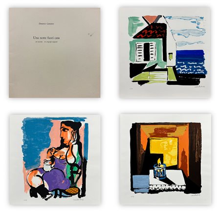 DOMENICO CANTATORE (1906-1998) - Una notte fuori casa, 1976