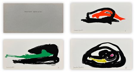 SIMONE GENTILE (1918-1998) - Aperture sul nero, 1976