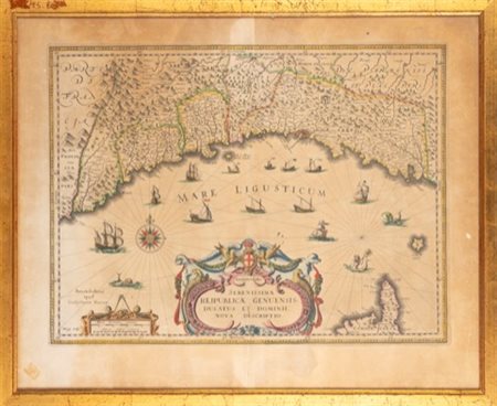 Willem Blaeu - Genovesato - Serenissimae Reipublicae Genuensis Ducatus et dominii Nova Descriptio, 1634