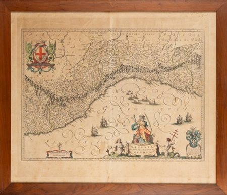 Willem Blaeu - Liguria ò Stato della Republica di Genova, 1640
